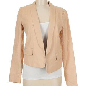 Ann Taylor Cropped Blazer, Light Peach, Size 6